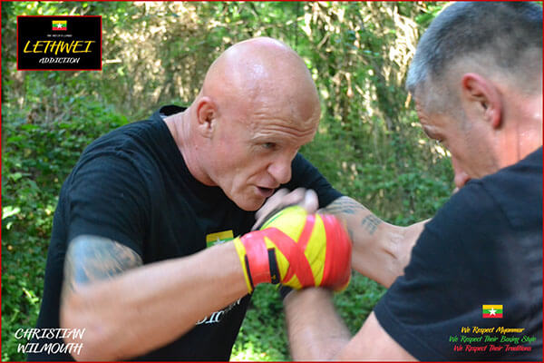 Lethwei sparring