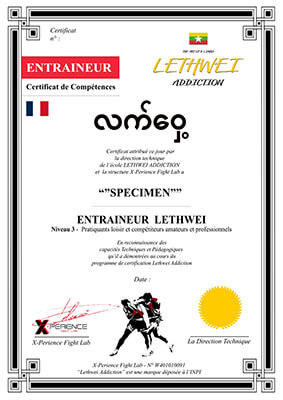 Entraineur Niveau 3